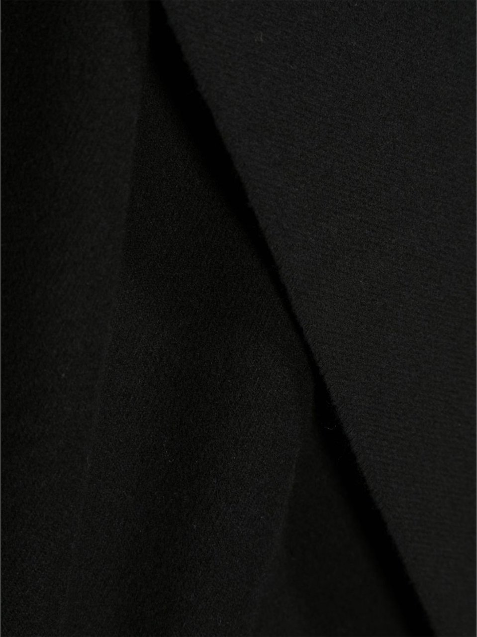 Saint Laurent Sciarpa Jacquard Cashmere Fringed Scarf Zwart