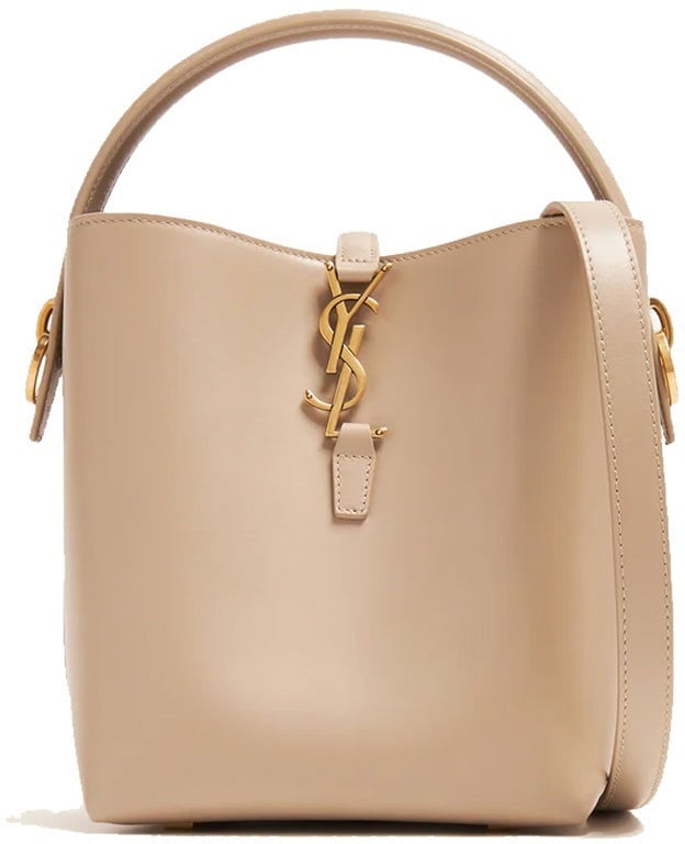 Saint Laurent Saint Laurent Le 37 small bucket bag Beige