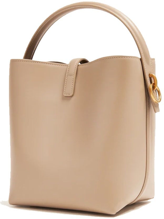 Saint Laurent Saint Laurent Le 37 small bucket bag Beige