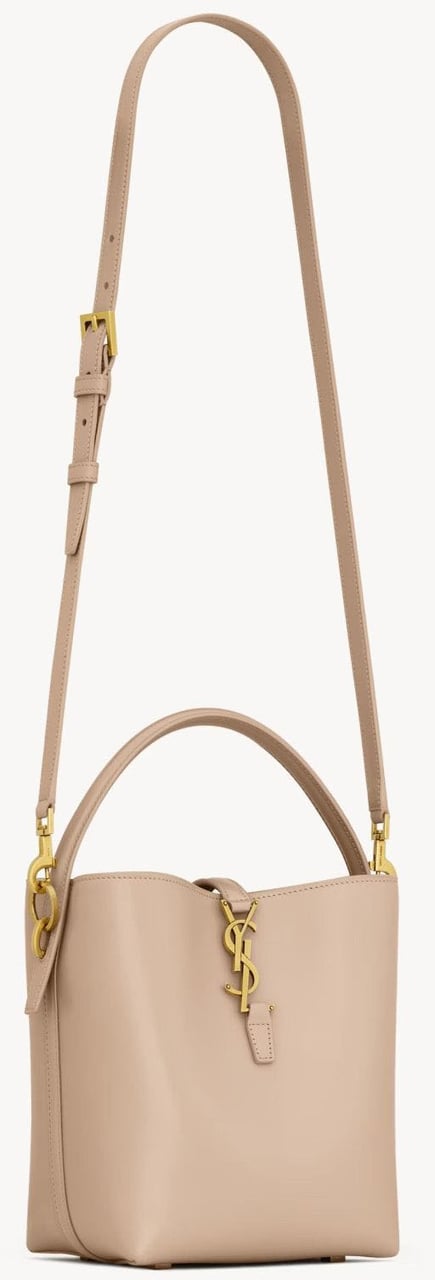 Saint Laurent Saint Laurent Le 37 small bucket bag Beige
