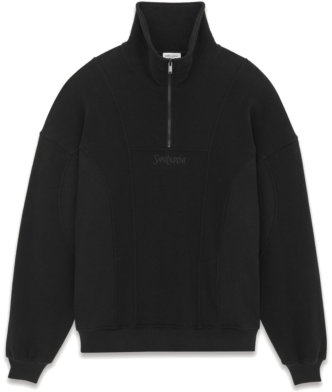 Saint Laurent Saint Laurent Cotton Fleece Sweatshirt Zwart