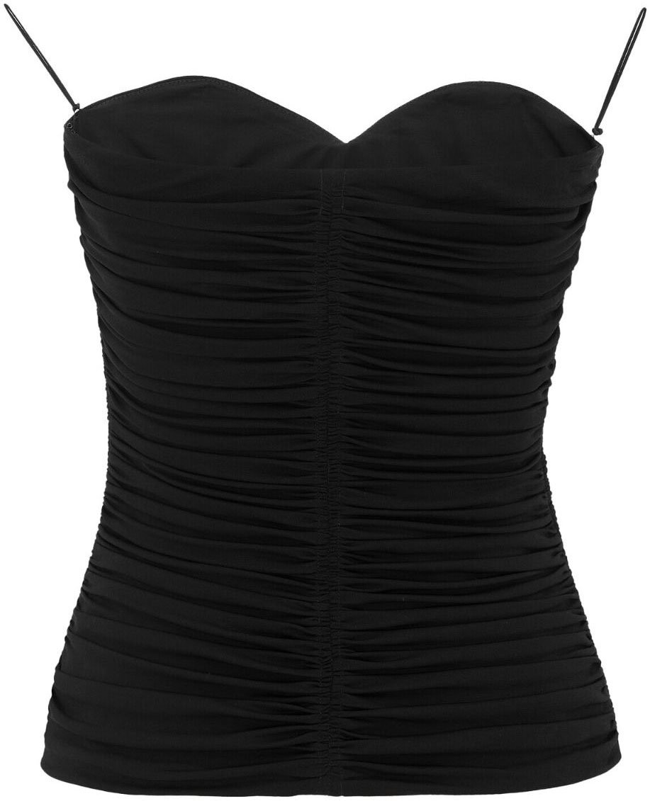 Saint Laurent Top Black Zwart