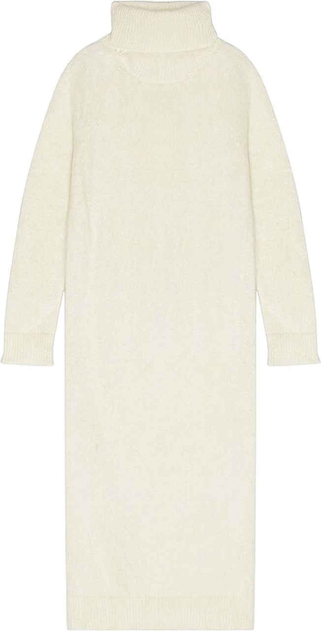 Saint Laurent Extra Long Mohair Sweater Wit