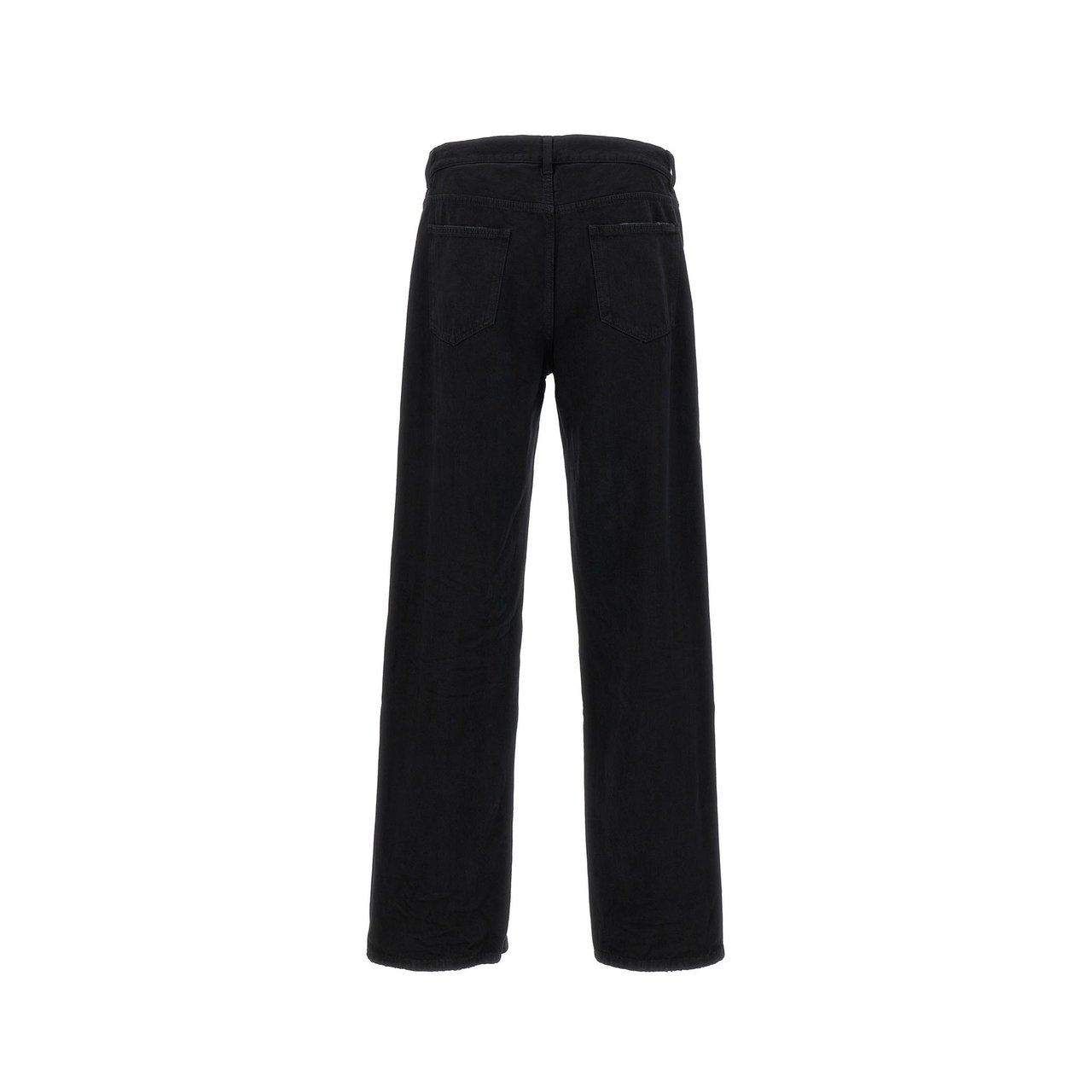 Saint Laurent Saint Laurent Long Baggy Denim Jeans Zwart
