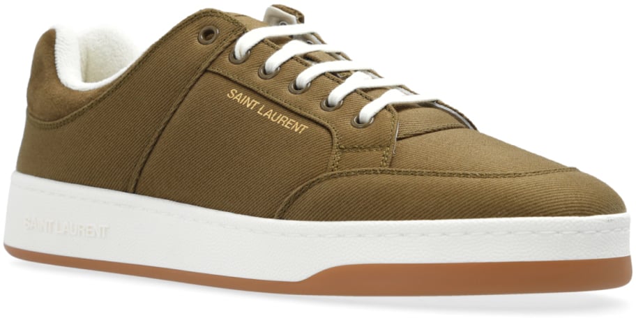 Saint Laurent Sl/61 Logo Low-top Sneakers Groen