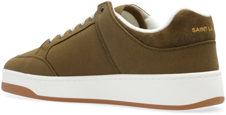 Saint Laurent Sl/61 Logo Low-top Sneakers Groen