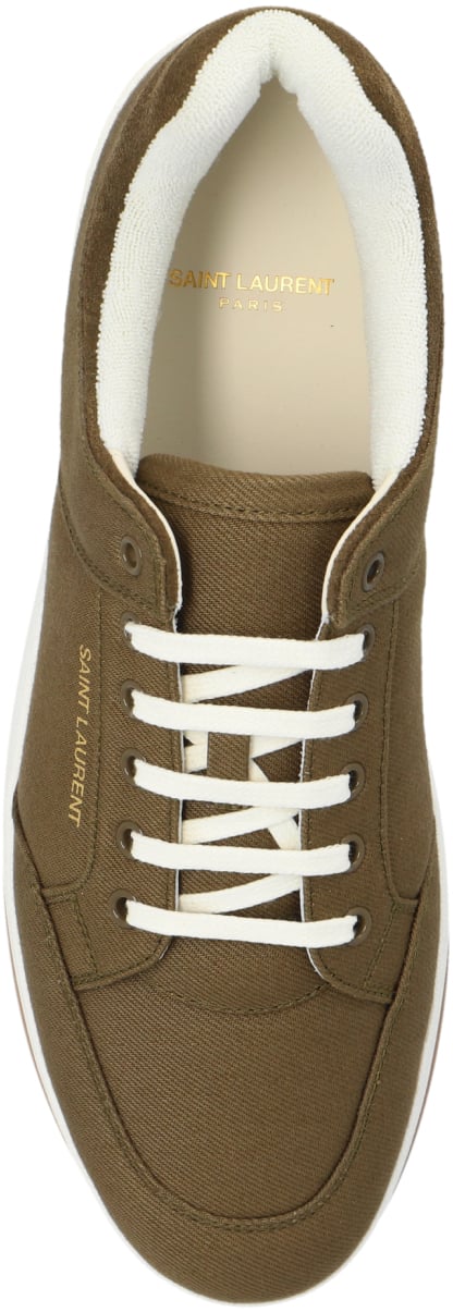 Saint Laurent Sl/61 Logo Low-top Sneakers Groen