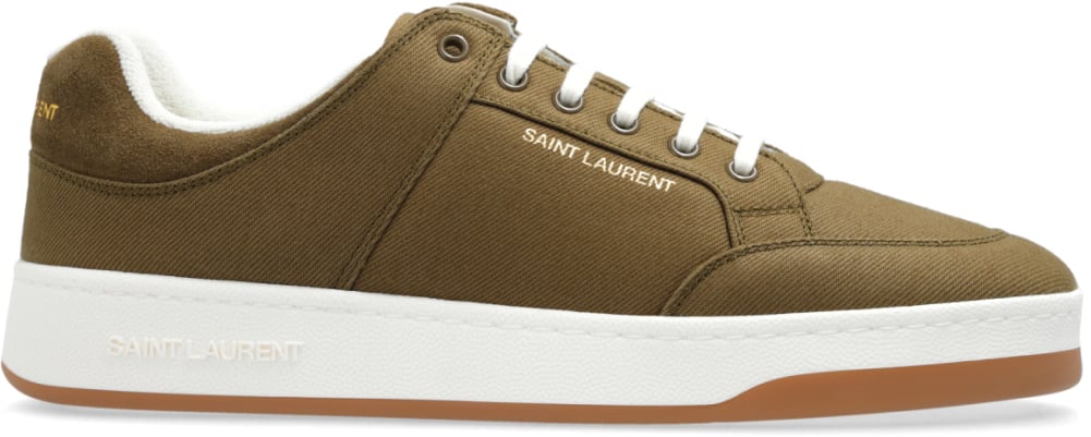 Saint Laurent Sl/61 Logo Low-top Sneakers Groen