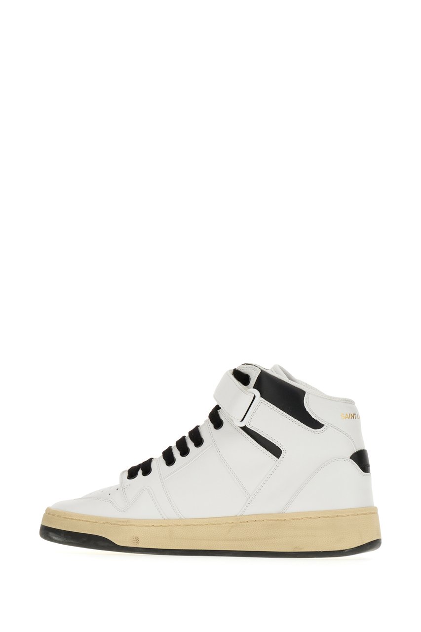 Saint Laurent Saint Laurent White leather Lax sneakers Wit