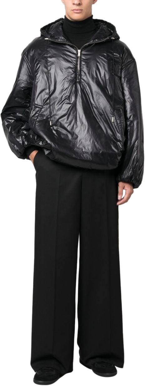 Saint Laurent Coats Black Zwart