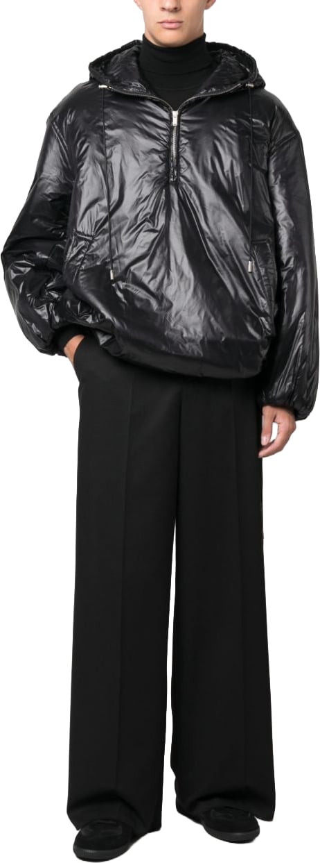 Saint Laurent Coats Black Zwart