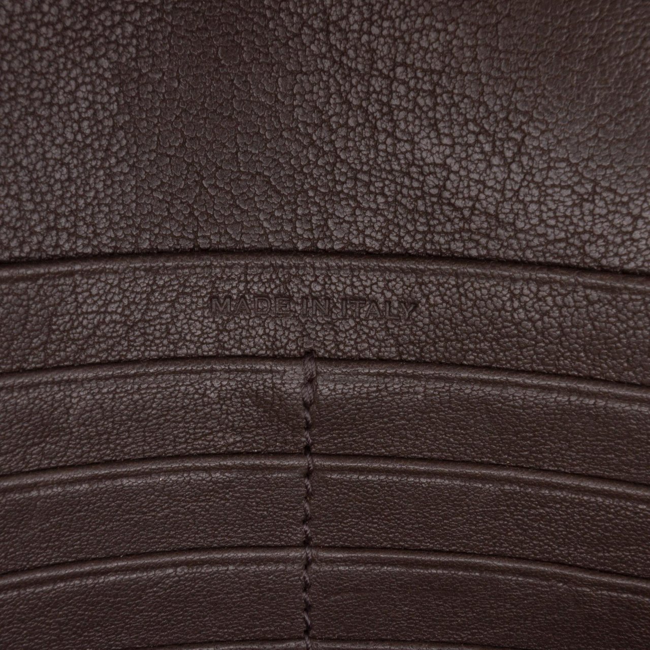Saint Laurent Triquilt Sheepskin Monogram Envelope Wallet on Chain Bruin