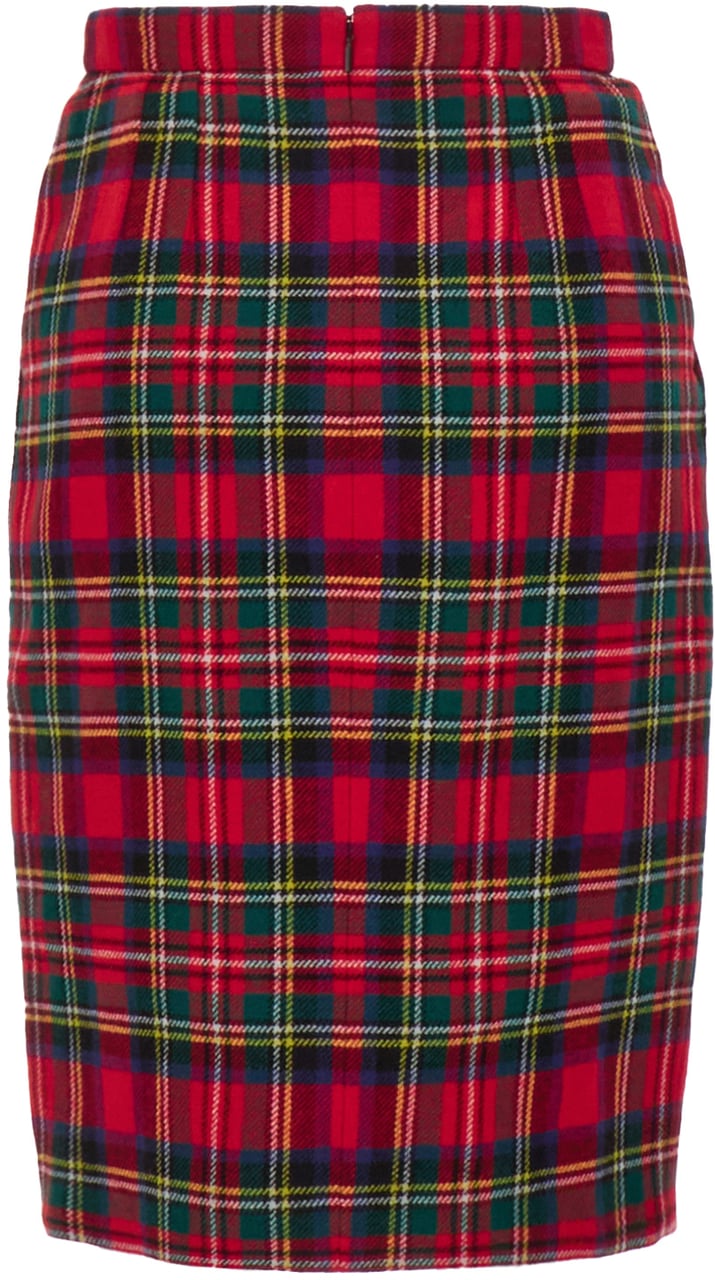 Saint Laurent Saint Laurent Embroidered wool blend skirt Divers