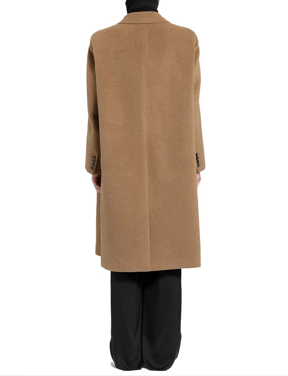 Saint Laurent Manteau Oversize Coat Bruin