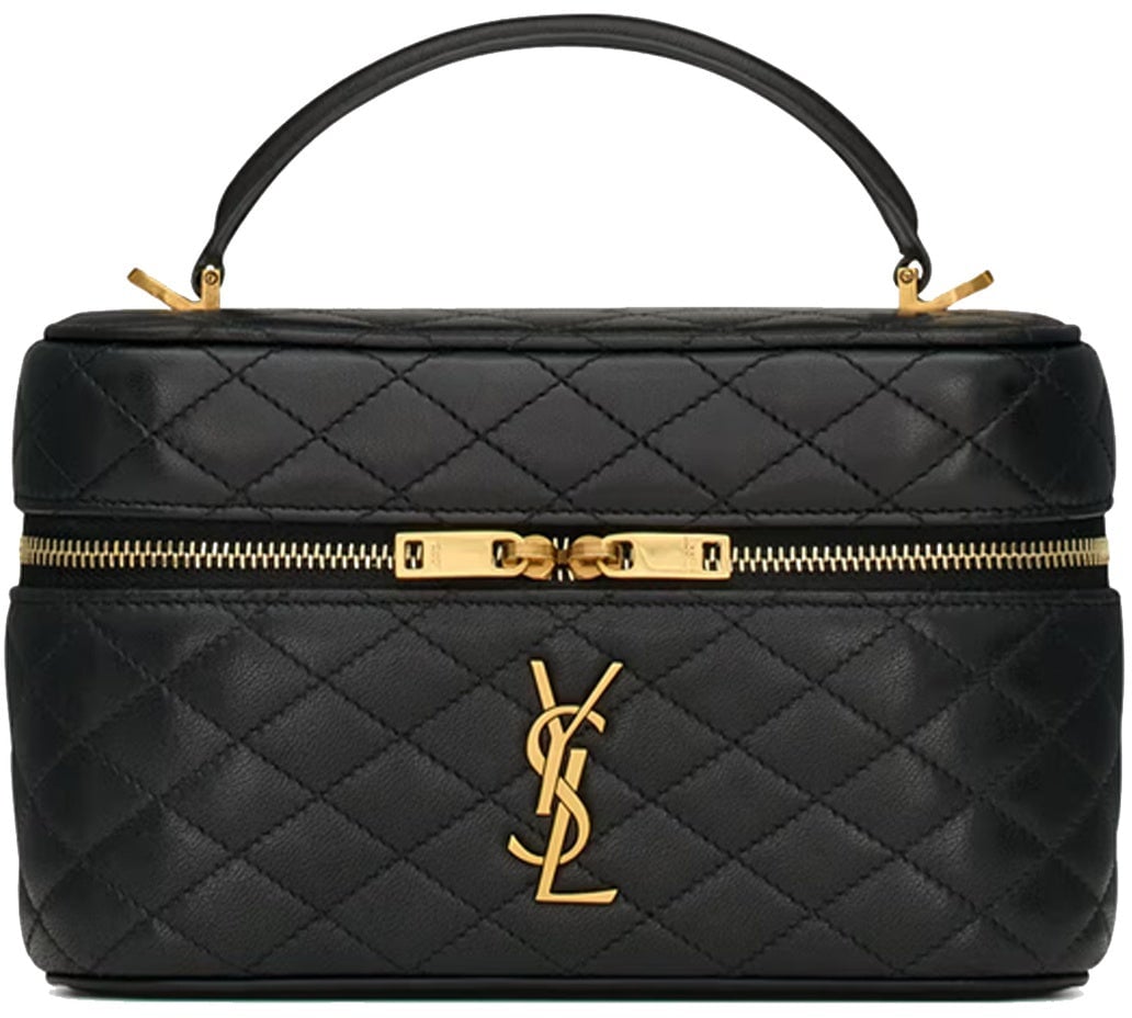 Saint Laurent Saint Laurent Gaby Vanity Bag Zwart