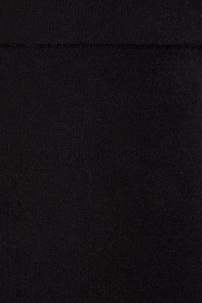 Saint Laurent Saint Laurent Black stretch wool blend skirt Zwart