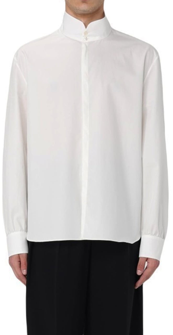 Saint Laurent Saint Laurent Cotton Shirt Wit