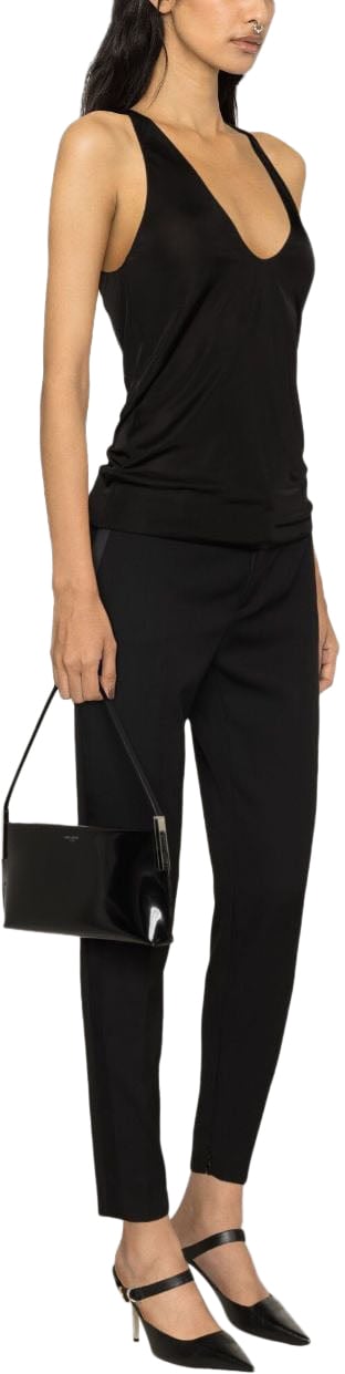 Saint Laurent Top Black Zwart