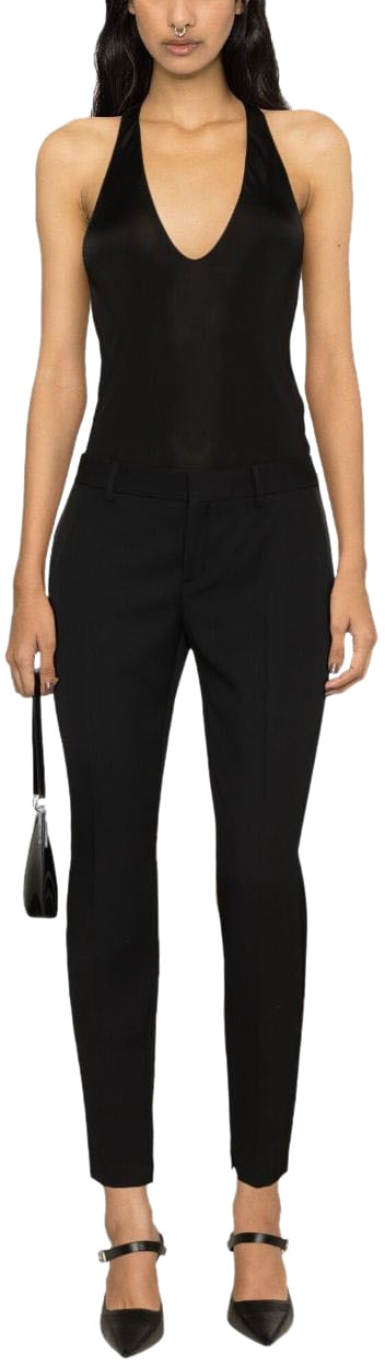 Saint Laurent Top Black Zwart
