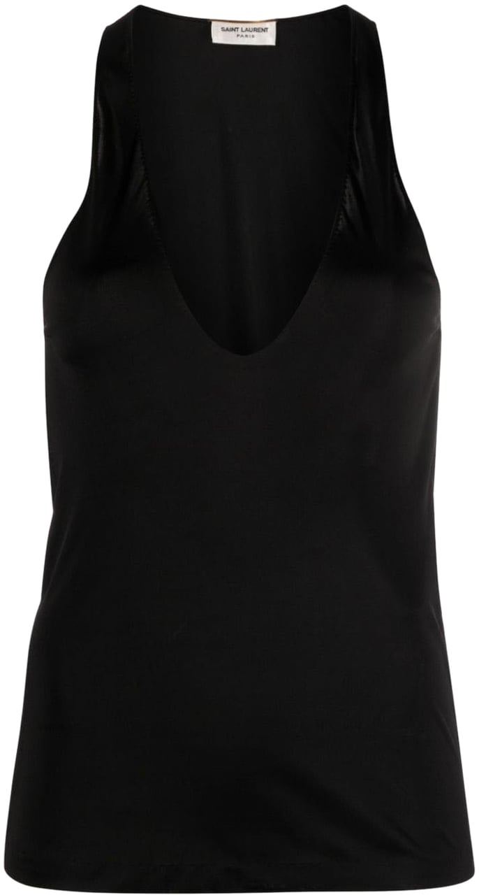 Saint Laurent Top Black Zwart