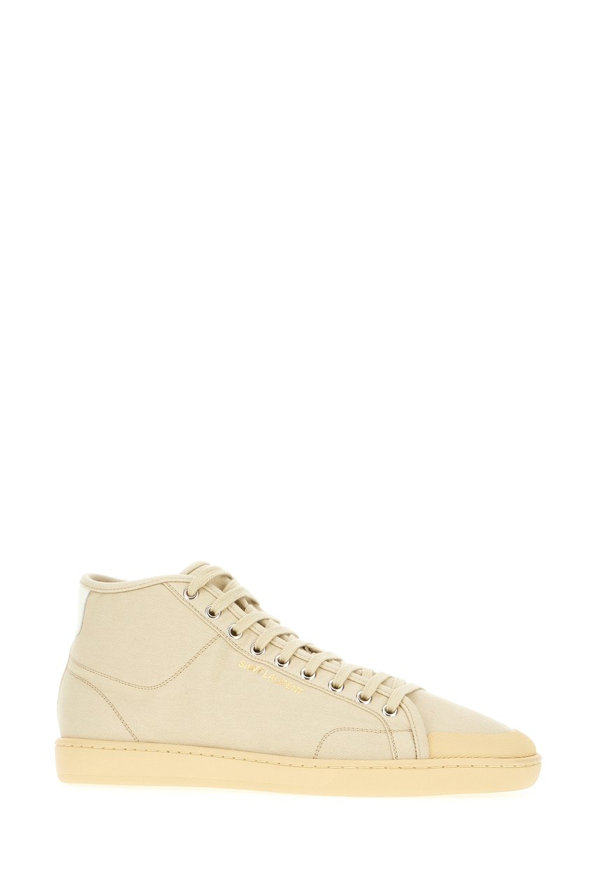 Saint Laurent Saint Laurent Sand canvas Court Classic SL/39 sneakers Neutraal