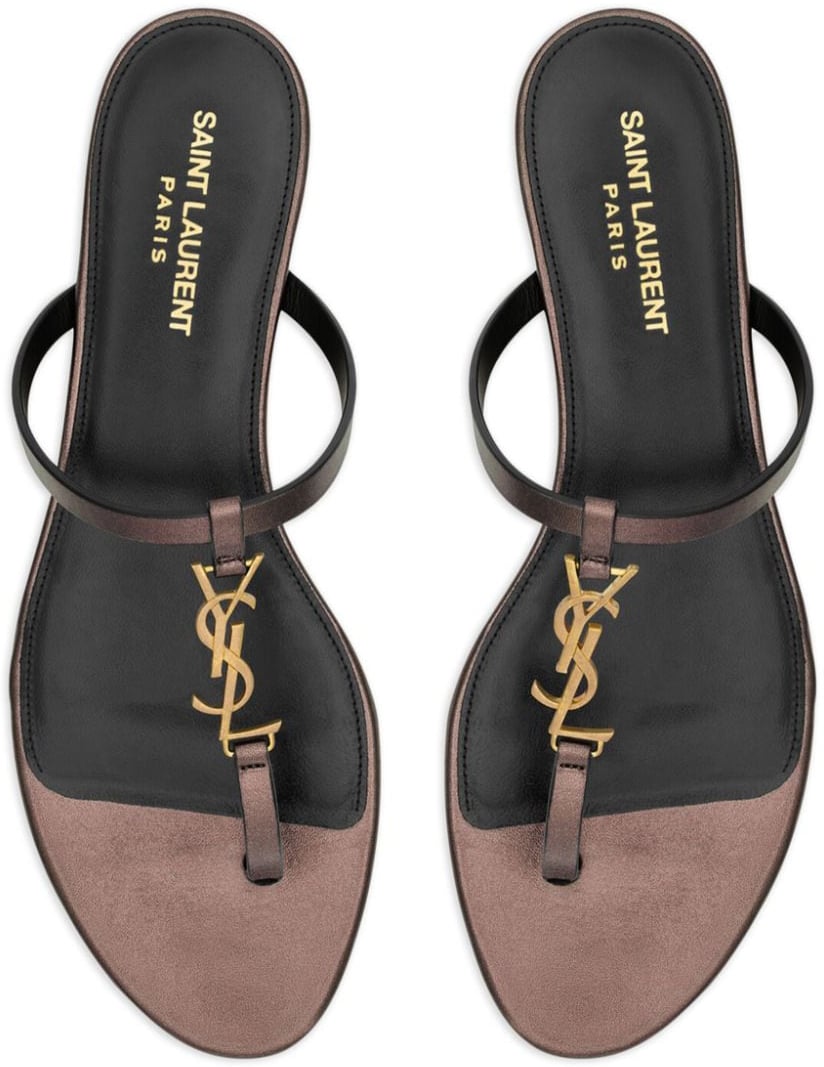 Saint Laurent Sandals Brown Bruin