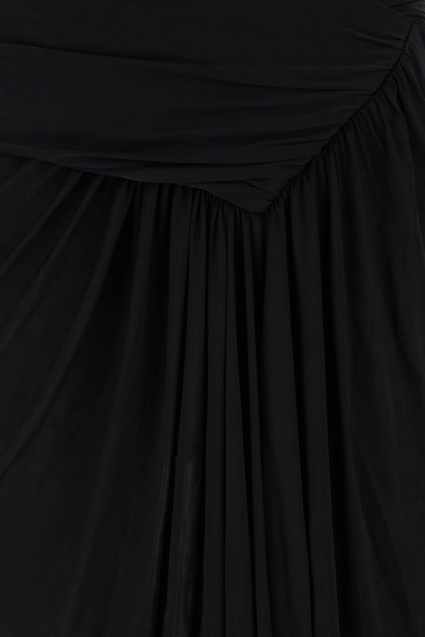 Saint Laurent Saint Laurent Black viscose skirt Zwart