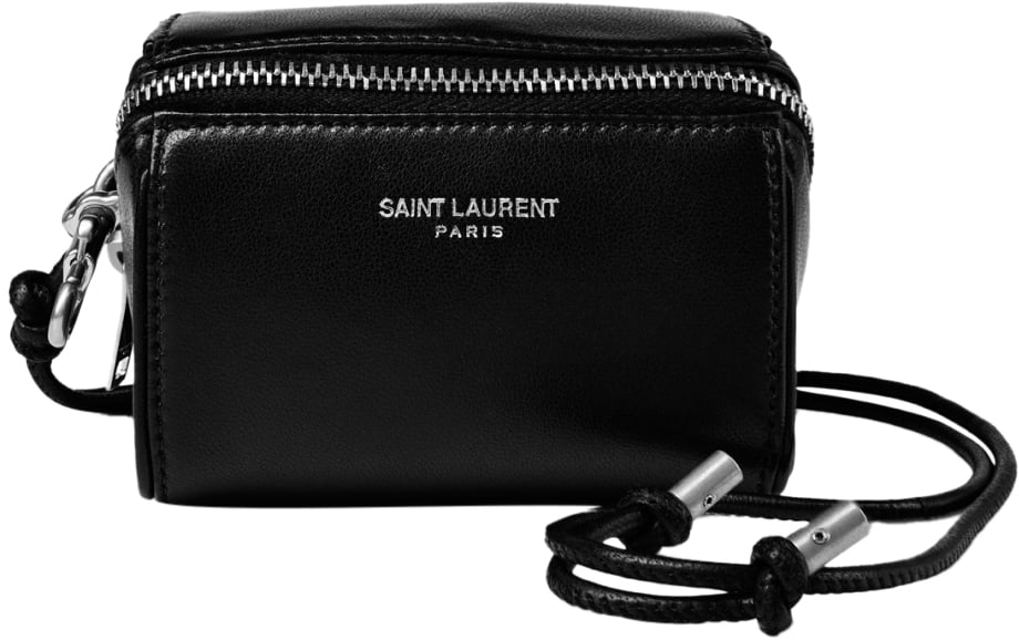 Saint Laurent Sintra Sport Ysl Mini Pouch Bag Zwart