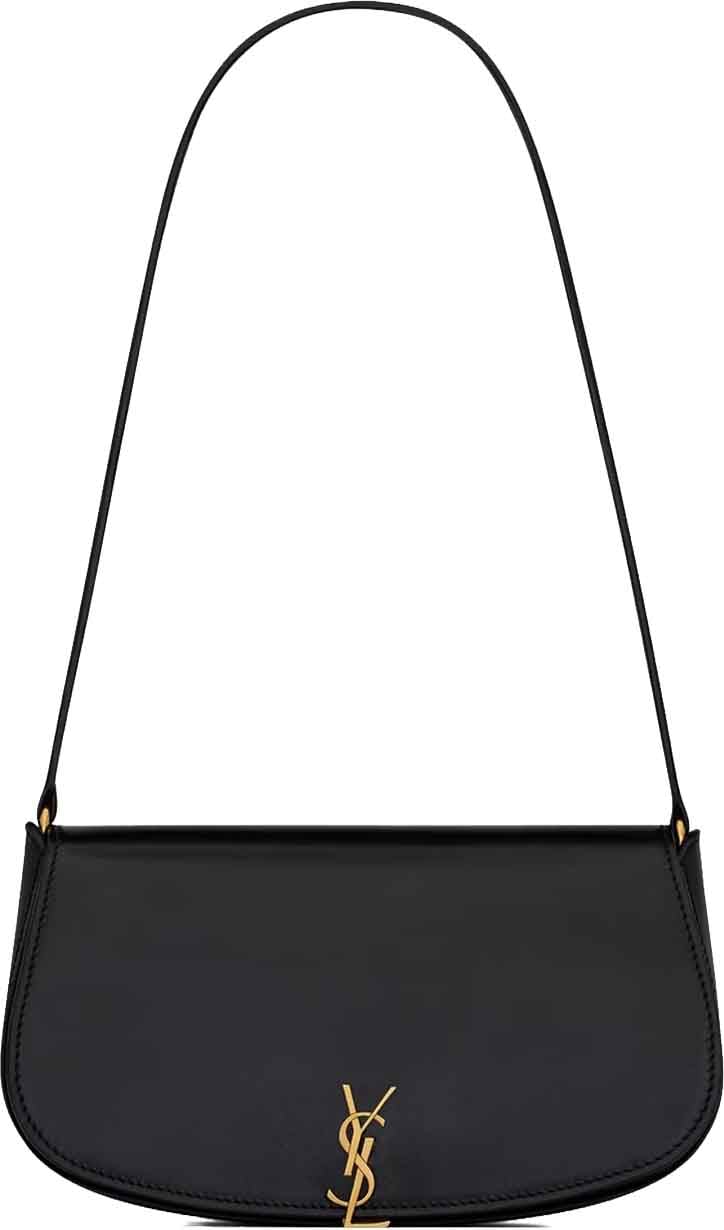Saint Laurent Mini Voltaire Shoulder Bag Zwart