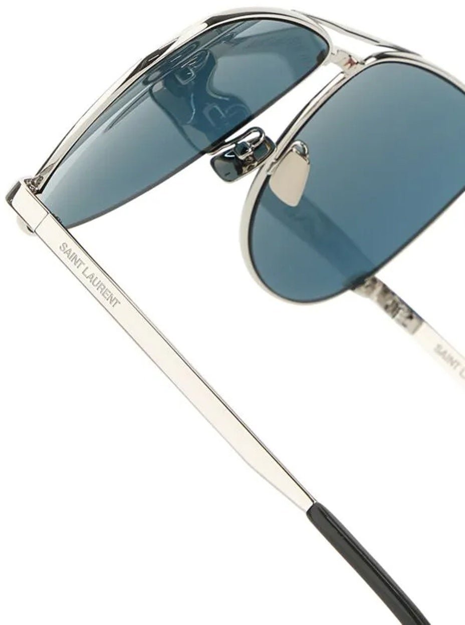 Saint Laurent Saint Laurent metal SL 690 DUST Sunglasses Zilver