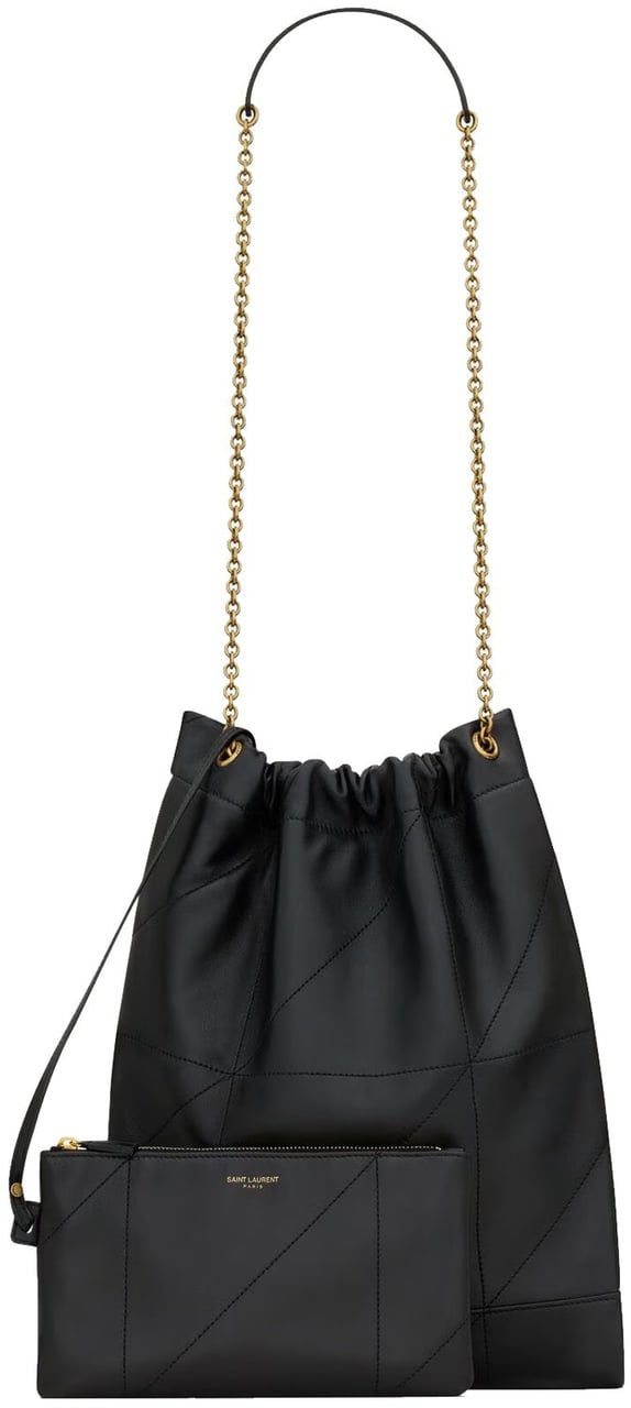 SAINT LAURENT JAMIE POCHON Shoulder Bag Zwart