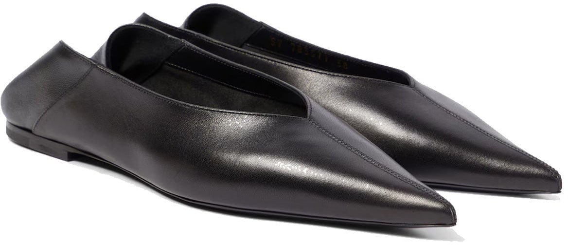 Saint Laurent Saint Laurent Carolyn Nappa Ballerina Flats Zwart