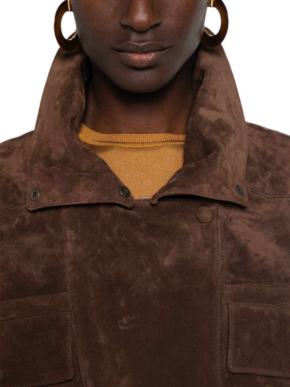 Saint Laurent Jackets Brown Bruin