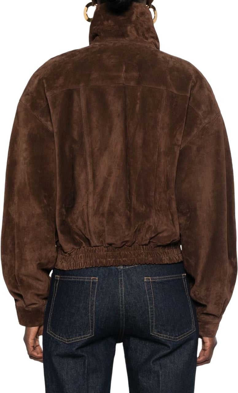 Saint Laurent Jackets Brown Bruin