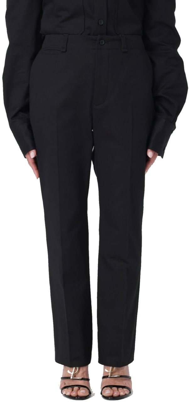 Saint Laurent Saint Laurent Cotton Pants Zwart