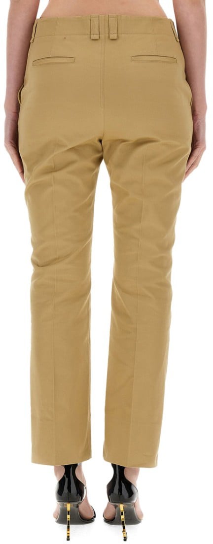 Saint Laurent Drill Pants Neutraal