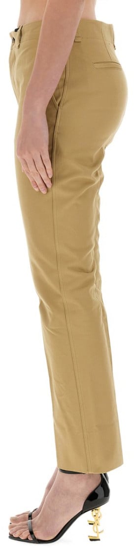 Saint Laurent Drill Pants Neutraal