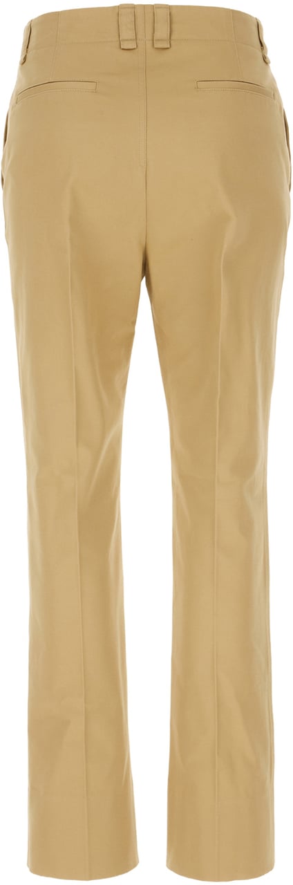 Saint Laurent Saint Laurent Beige cotton pants Beige