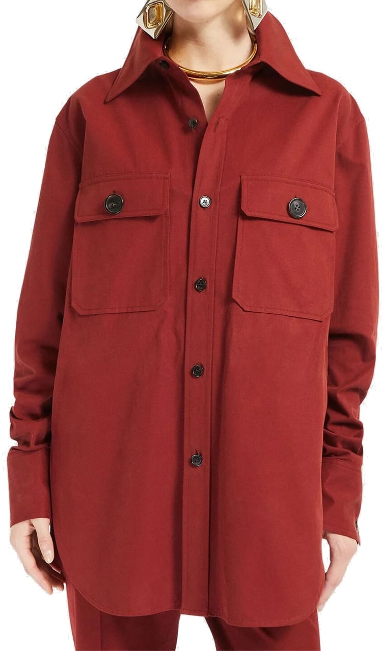 Saint Laurent Saint Laurent Cotton Shirt Rood