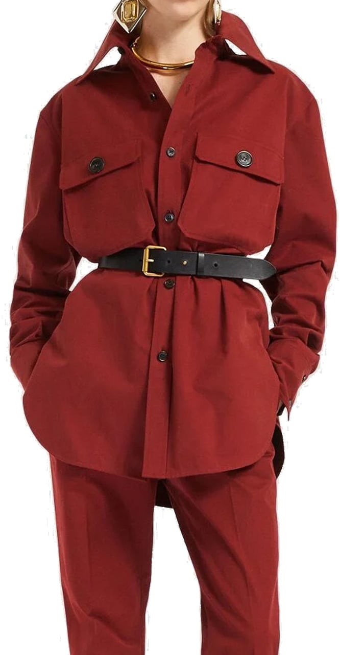 Saint Laurent Saint Laurent Cotton Shirt Rood