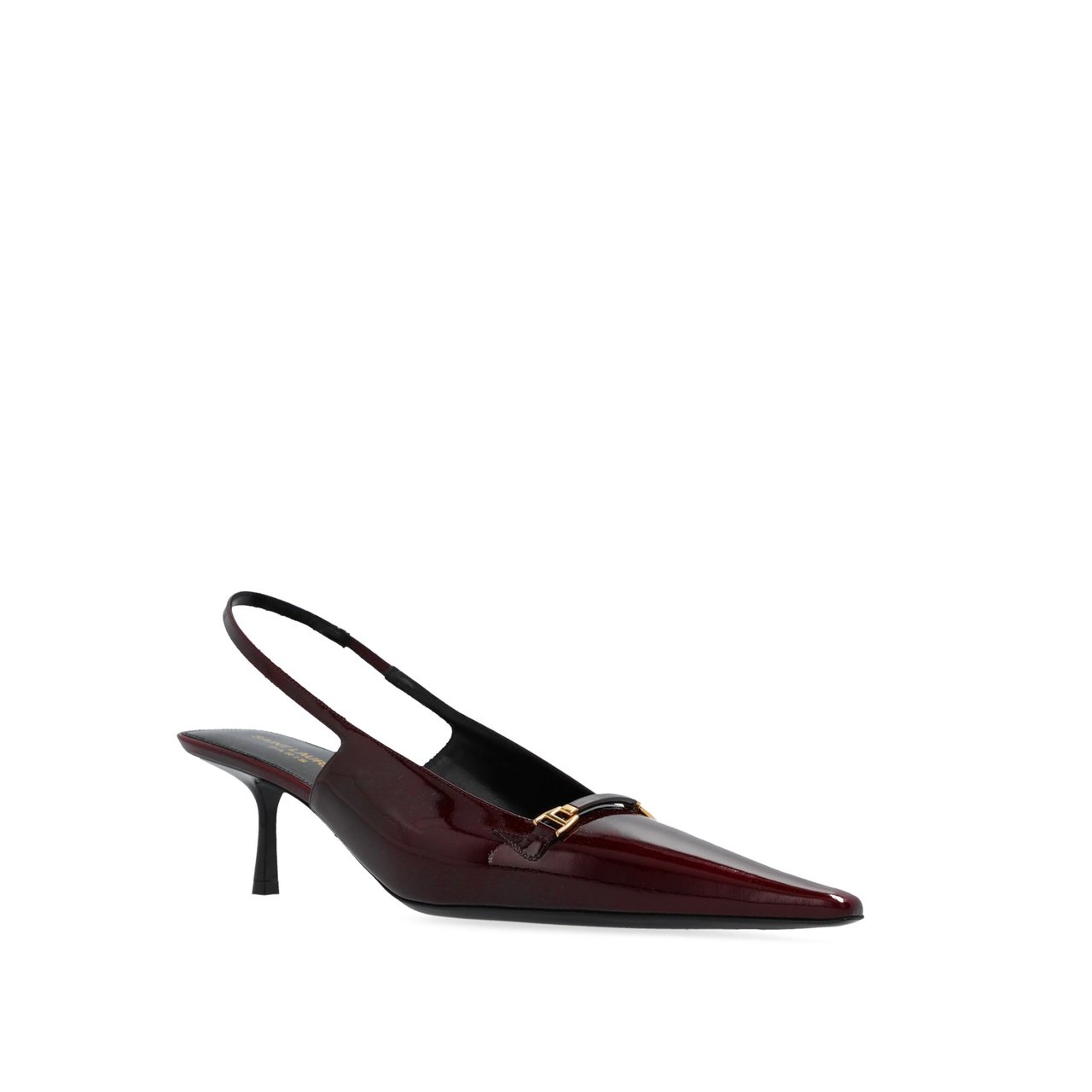 Saint Laurent Saint Laurent 'Carine' Leather Slingback Pumps Rood