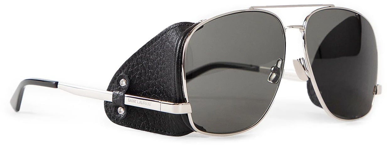 Saint Laurent Saint Laurent Aviator SL 653 Leon Sunglasses Zilver