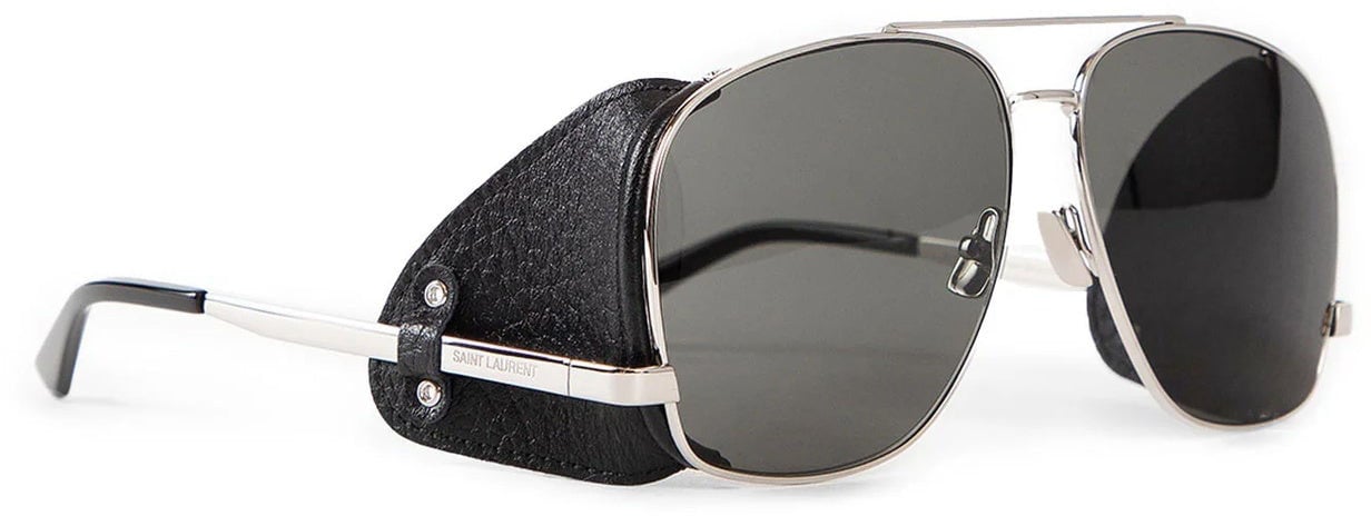 Saint Laurent Saint Laurent Aviator SL 653 Leon Sunglasses Zilver