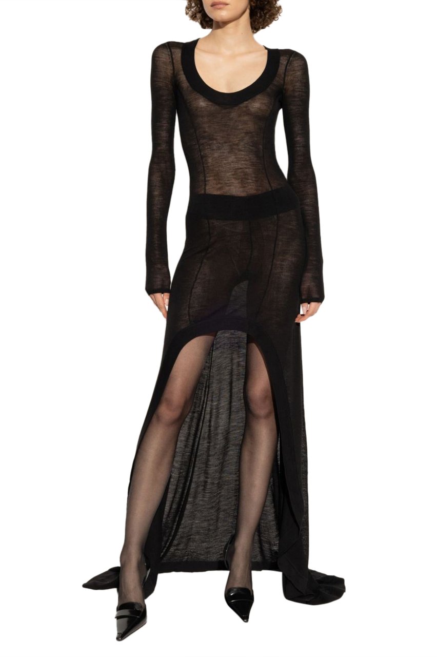 Saint Laurent Dresses Black Zwart
