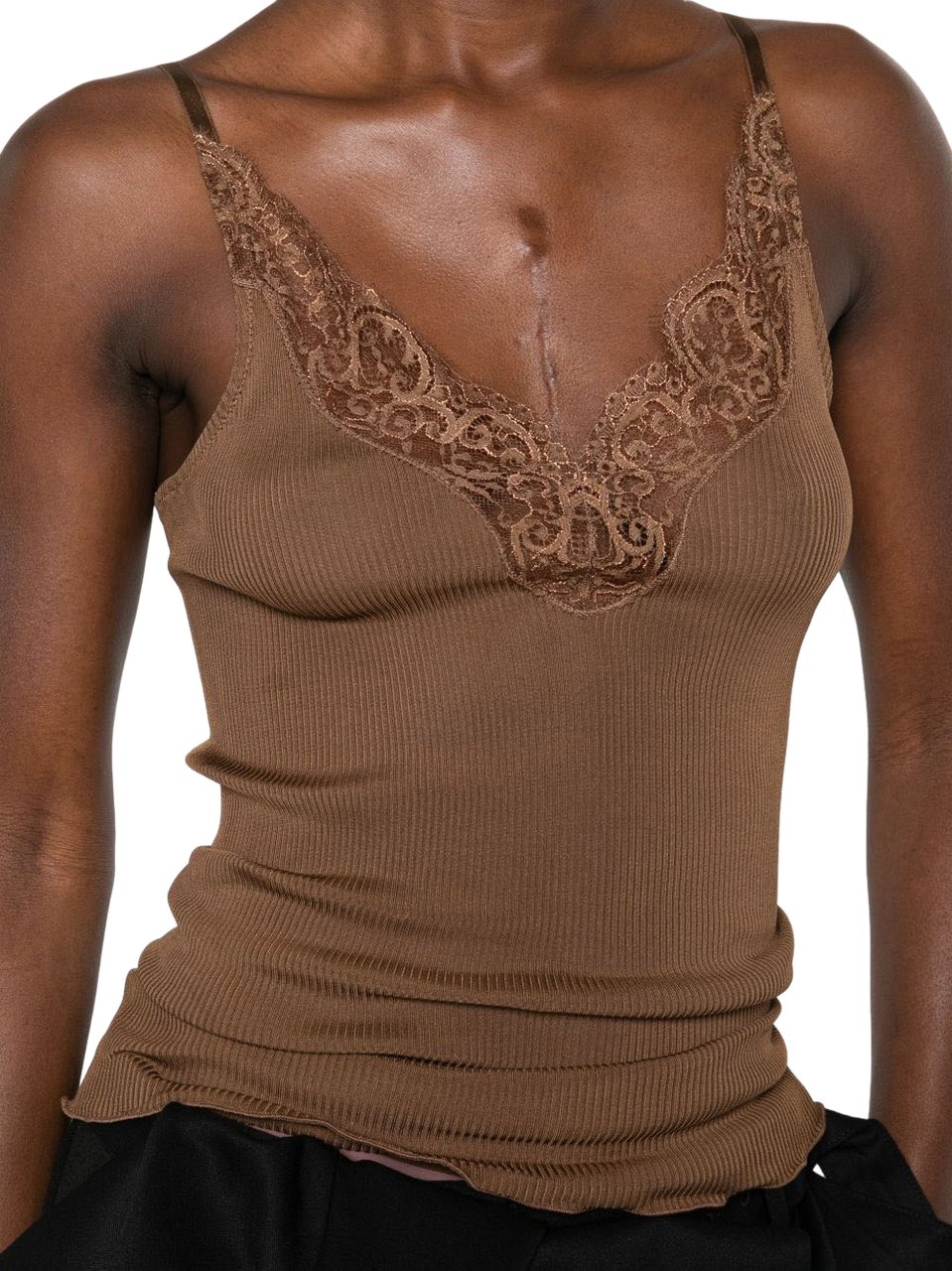 Saint Laurent Top Brown Bruin