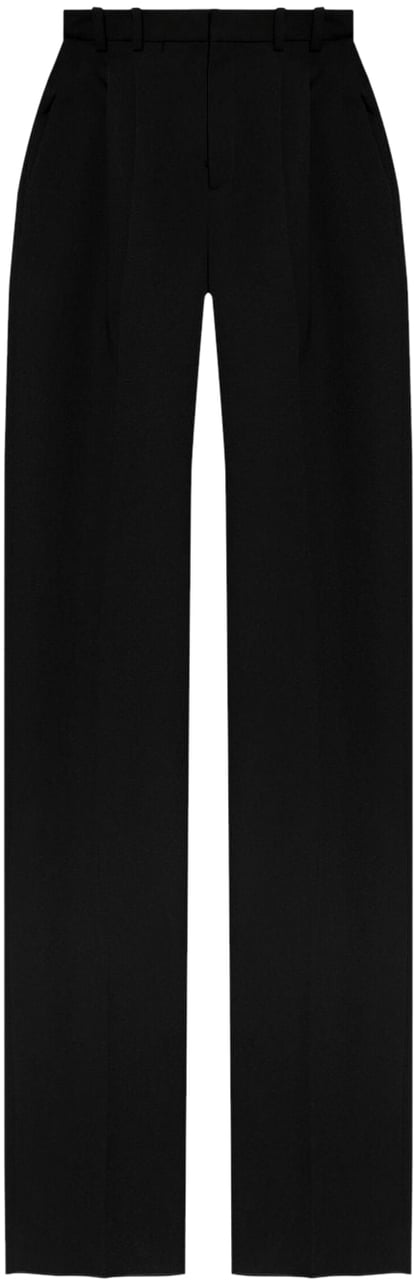 Saint Laurent Trousers Black Zwart
