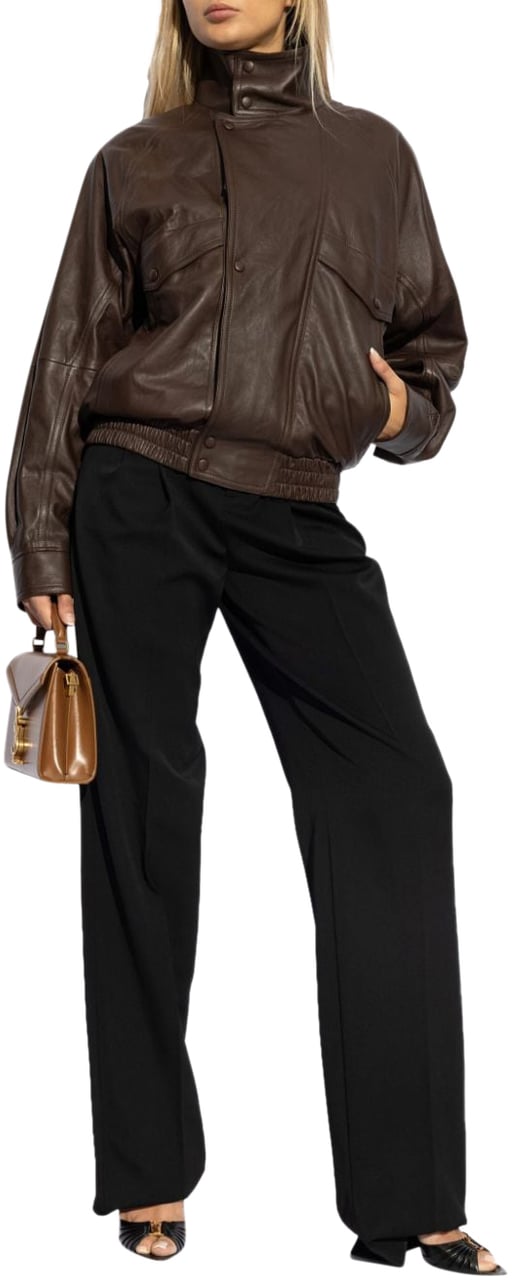 Saint Laurent Trousers Black Zwart