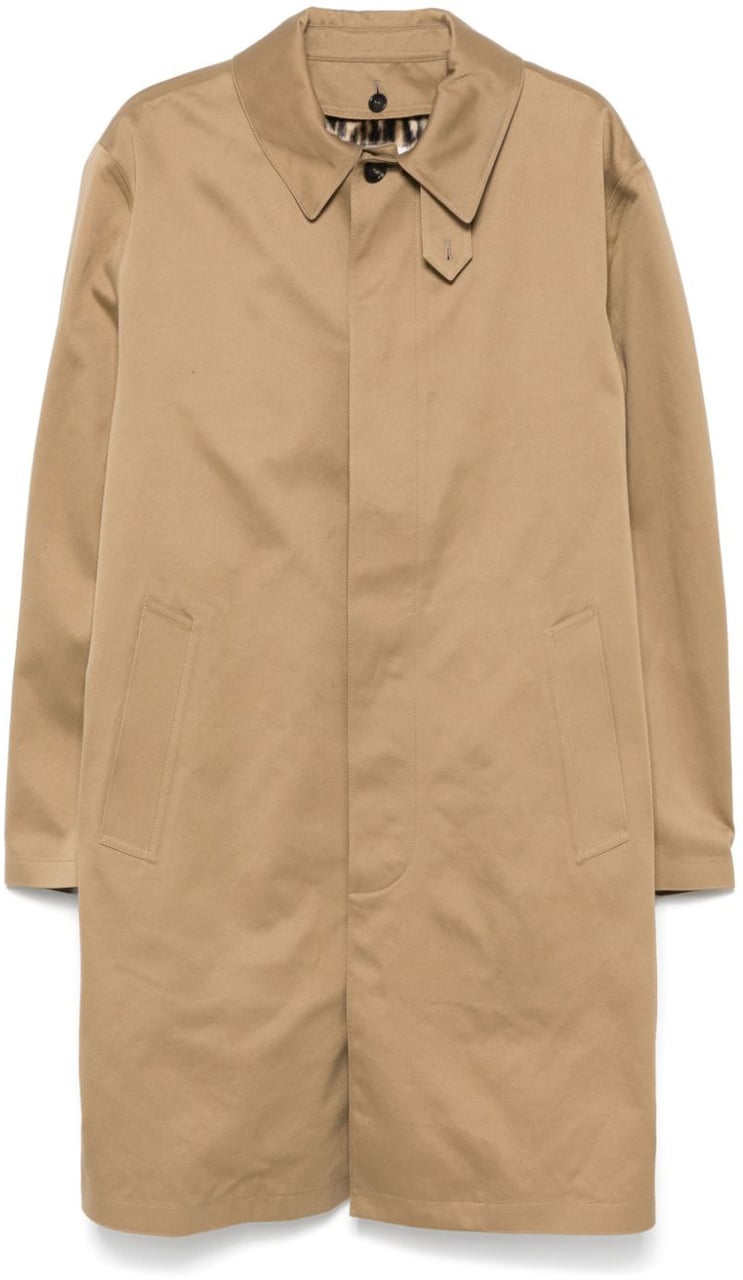 Saint Laurent Coats Beige Beige