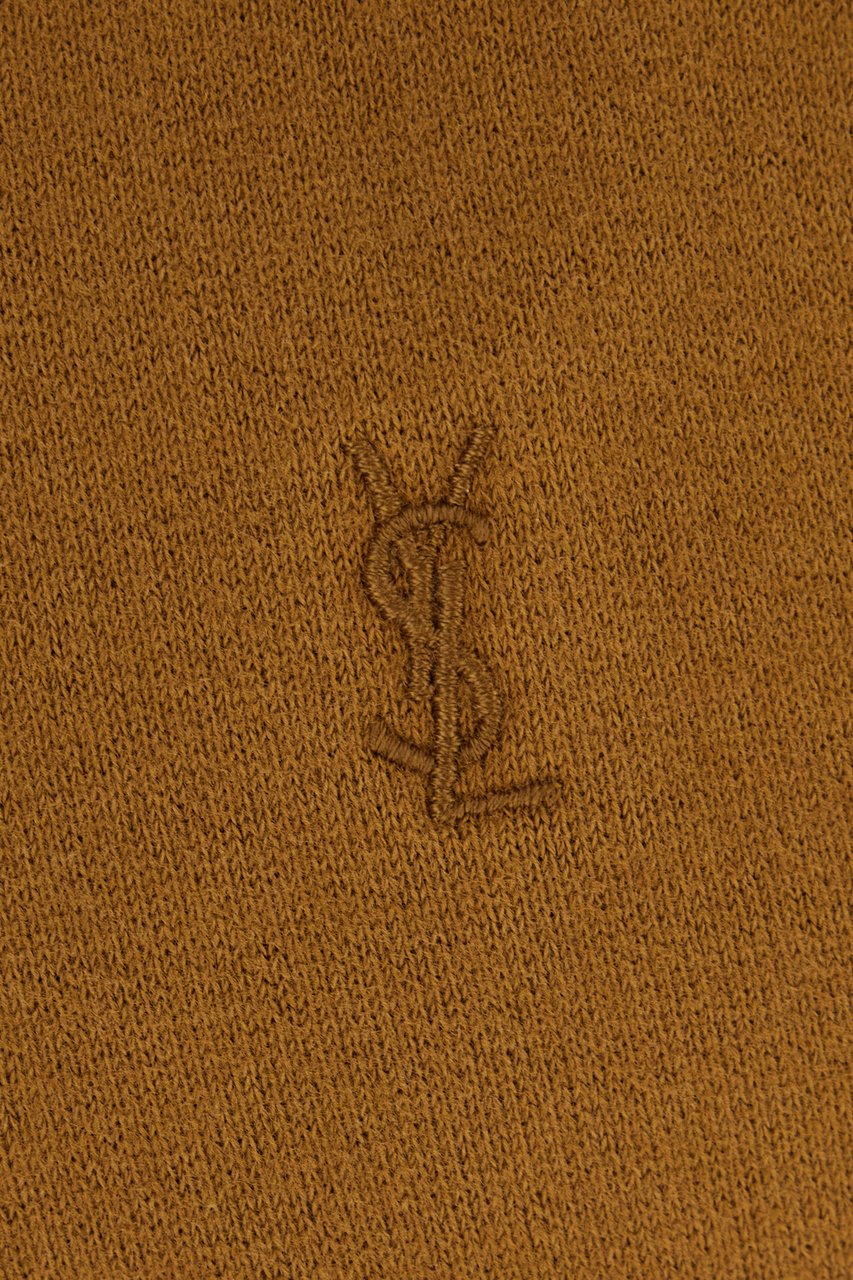 Saint Laurent Saint Laurent Mud cotton sweatshirt Groen
