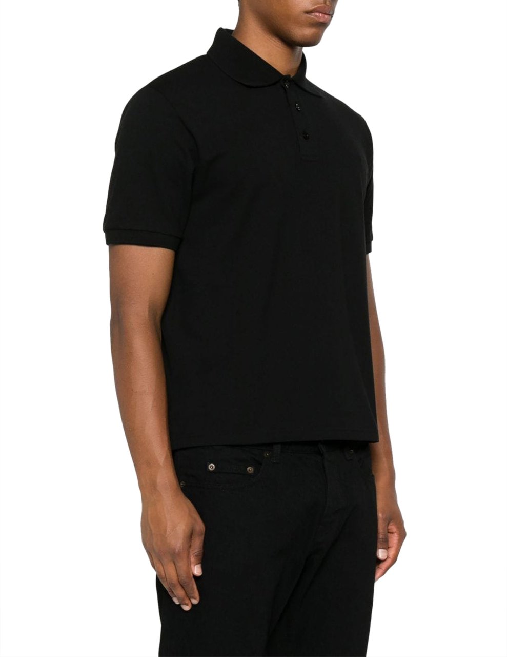 Saint Laurent T-Shirts And Polos Black Zwart